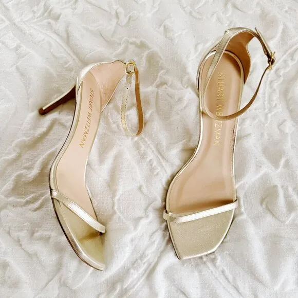 Stuart Weitzman Nudistcurve 75 Sandal Size 11.5