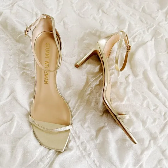 Stuart Weitzman Nudistcurve 75 Sandal Size 11.5