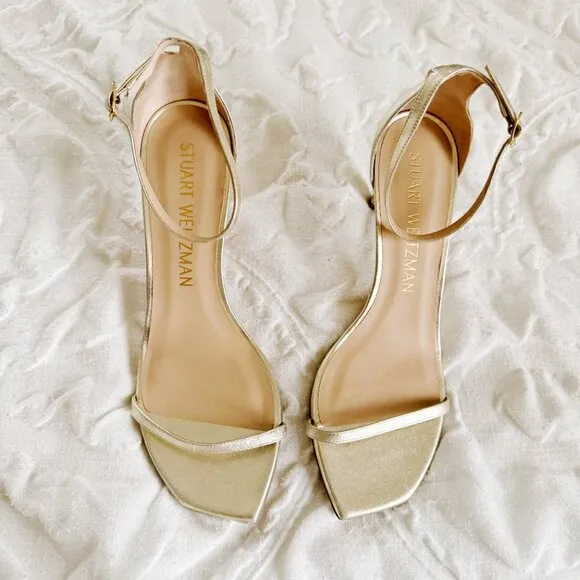Stuart Weitzman Nudistcurve 75 Sandal Size 11.5