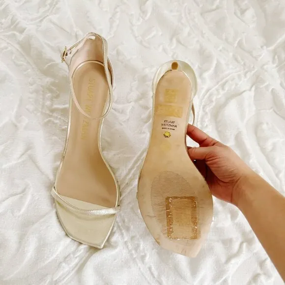 Stuart Weitzman Nudistcurve 75 Sandal Size 11.5