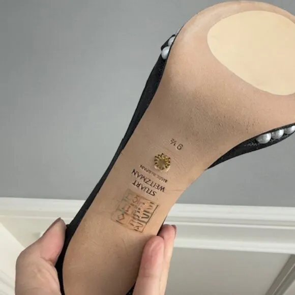 Stuart Weitzman nudistdisco heels new no box