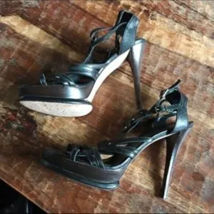 Stuart Weitzman Strappy Sandals.
