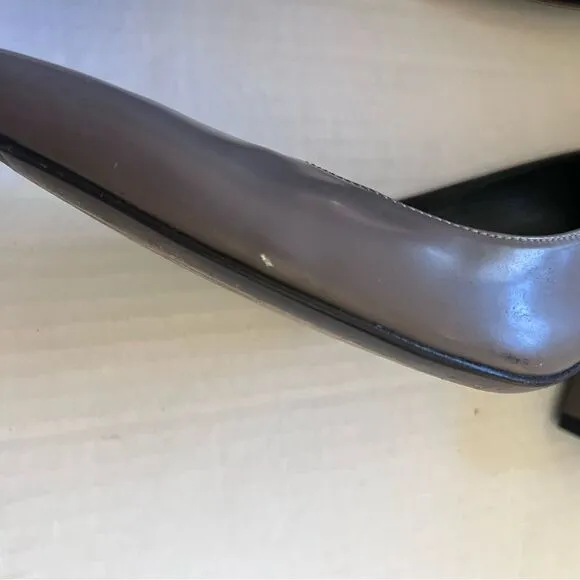 Stuart Weitzman Taupe Block Heel size 9 N