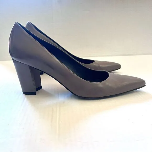 Stuart Weitzman Taupe Block Heel size 9 N