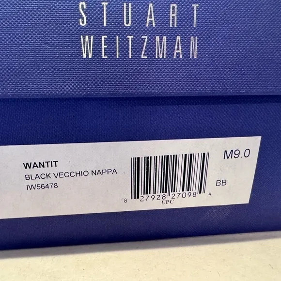 Stuart Weitzman Wantit platform Black Ankle Boots - Size 9