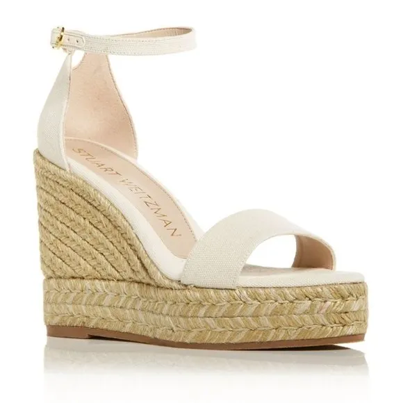 Stuart Weitzman Women's Wedge Platform Espadrille Sandals NIB