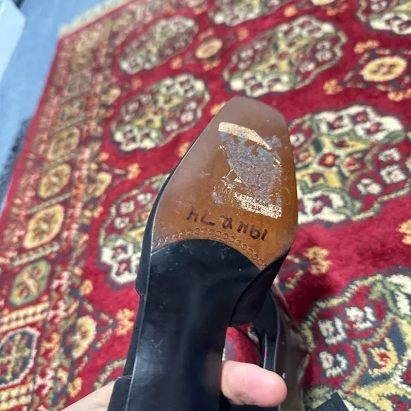 STUART WEITZMAN Y2K D'Orsay Strappy Low Heel Pumps Sz 7 A A Elegant Swarovski
