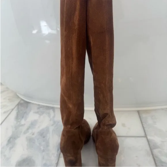 🌟🌴Stuart Weitzman Yuliana 85 Block Heel Slouch Boots