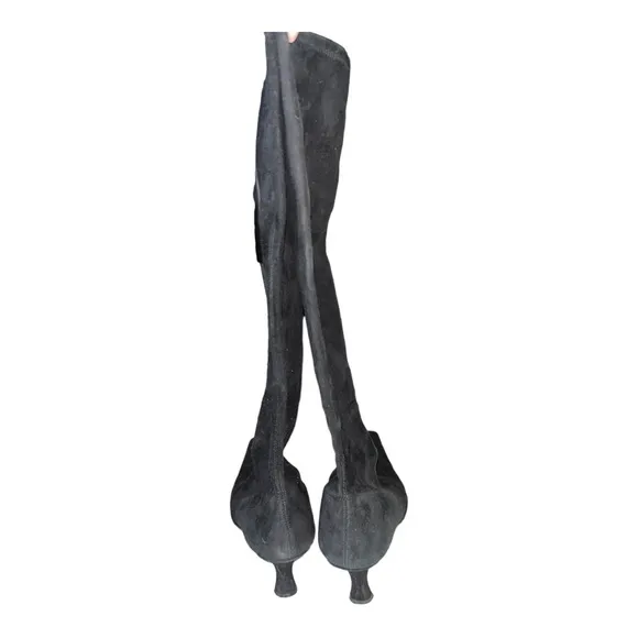 Stuart Weizmann suede sock boots size 6