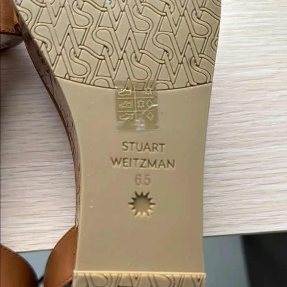 Stuart Weizmann Women's Tan Platform Sandals