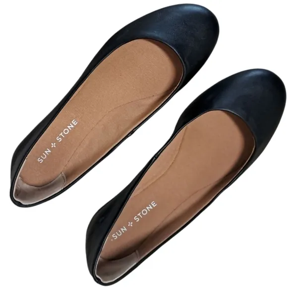 Sun   Stone Women's Eliana Ballet Flats Size 8.5M NWT