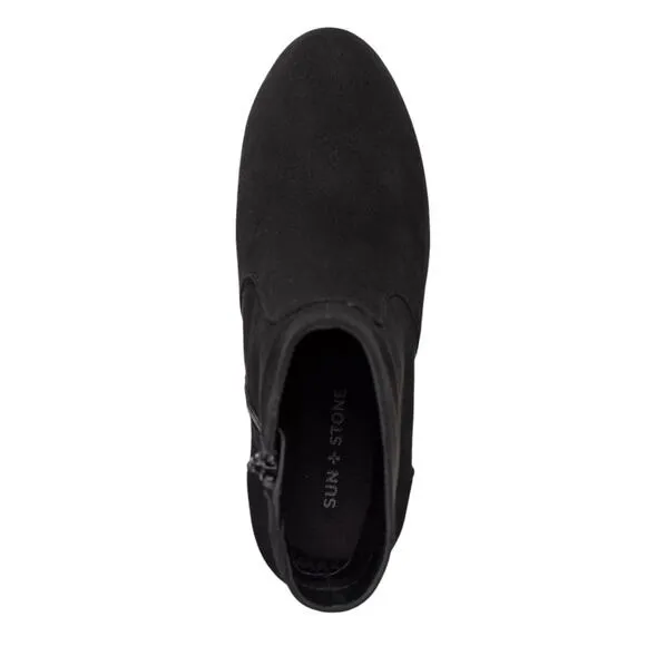 Sun   Stone Women's Patricee Platform Boots Black Size 5