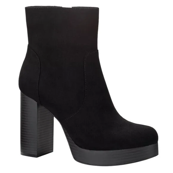 Sun   Stone Women's Patricee Platform Boots Black Size 5