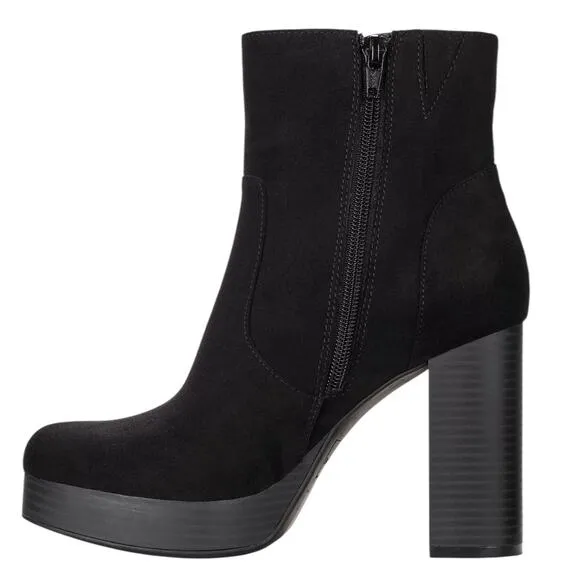 Sun   Stone Women's Patricee Platform Boots Black Size 5