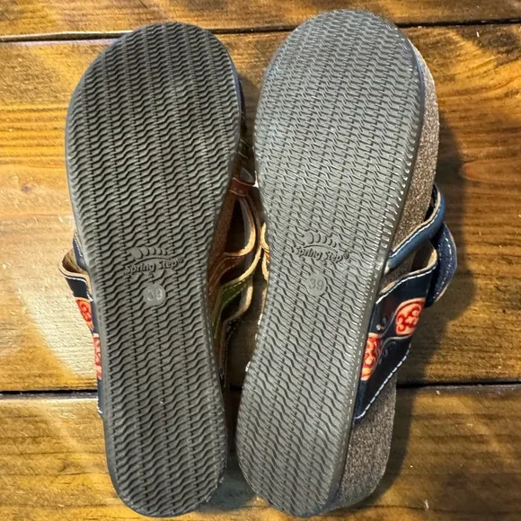 SUPER CUTE! L'ARTISTE sandals platform slides; cork sole NWOT EU Sz 39 (US 8.5)
