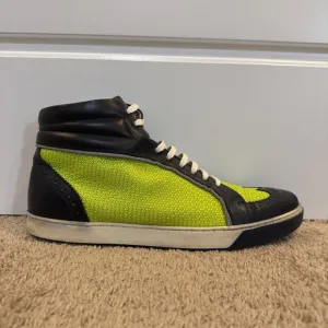 Swear London James 2 Hi-Top Size 13 EU 46 Neon Green Wingtip Dress Shoes Boots