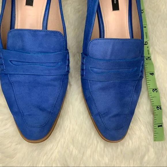 Sz 38 Cobalt Blue Pretty Loafers by Le Saunda