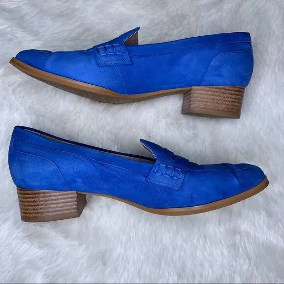 Sz 38 Cobalt Blue Pretty Loafers by Le Saunda