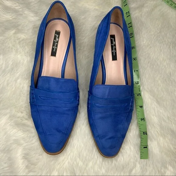 Sz 38 Cobalt Blue Pretty Loafers by Le Saunda