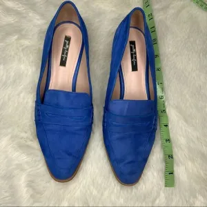 Sz 38 Cobalt Blue Pretty Loafers by Le Saunda