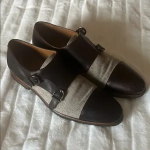 TAFT Double Monk tweed Dress Shoes