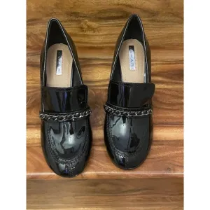 Tahari Size 8 Loren‎ Black Patent Leather Shoes NWOT