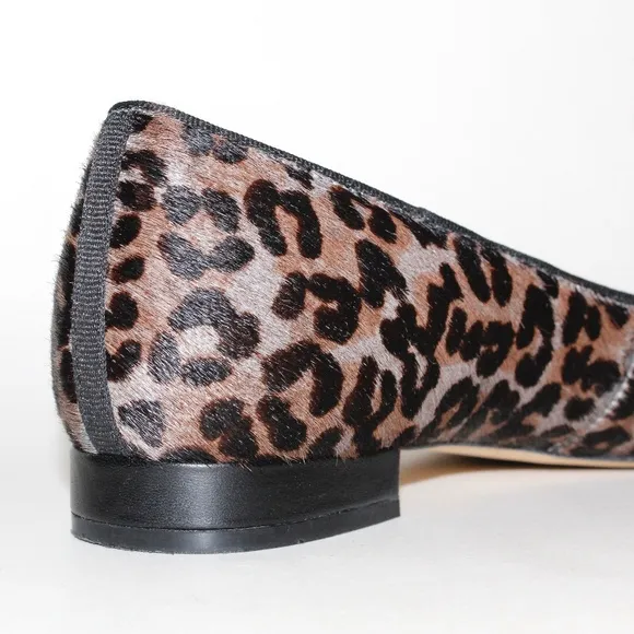 Talbots Leopard Print Ballet Flats in Calf Hair