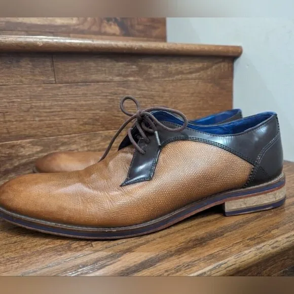 TED BAKER Men's Tan Fussel dress Shoes Sz 11