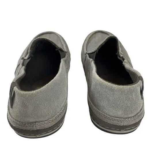 Teva Clifton Creek Herringbone Shoes Moc Toe Loafer Men's Size 8 Gray 1003432