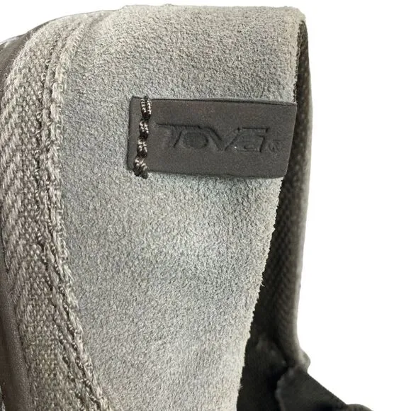 Teva Clifton Creek Herringbone Shoes Moc Toe Loafer Men's Size 8 Gray 1003432