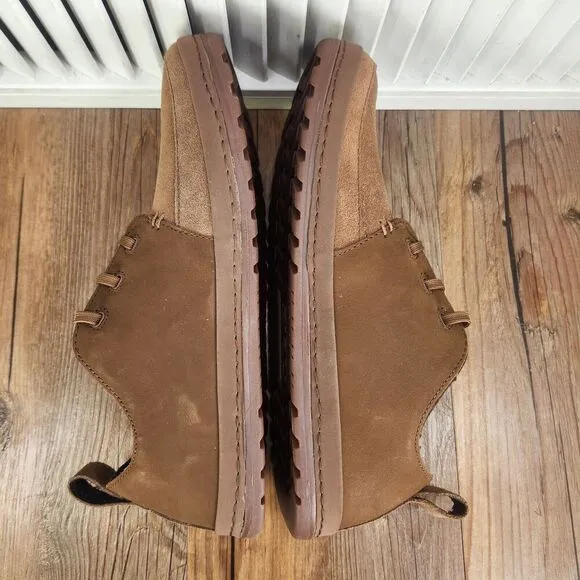 Teva Canyon Life Leather Mens Sz 9.5 Brown Suede Casual Lifestyle Sneakers Shoes