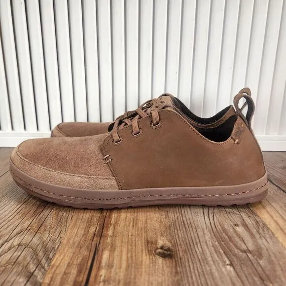 Teva Canyon Life Leather Mens Sz 9.5 Brown Suede Casual Lifestyle Sneakers Shoes