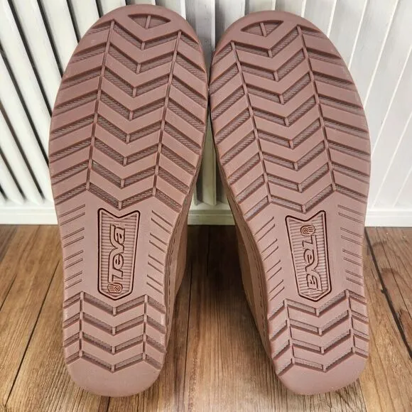 Teva Canyon Life Leather Mens Sz 9.5 Brown Suede Casual Lifestyle Sneakers Shoes