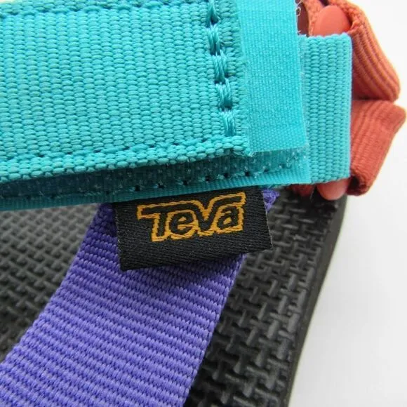 TEVA WOMEN’S MIDFORM UNIVERSAL SANDALS IN BRIGHT RETRO MULTI SZ 10