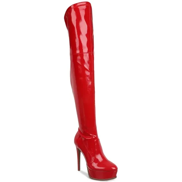 Thalia Sodi Women's Silena Over-The-Knee Platform Boots Size 7.5