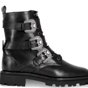 The Kooples Leather Combat Boots NIB