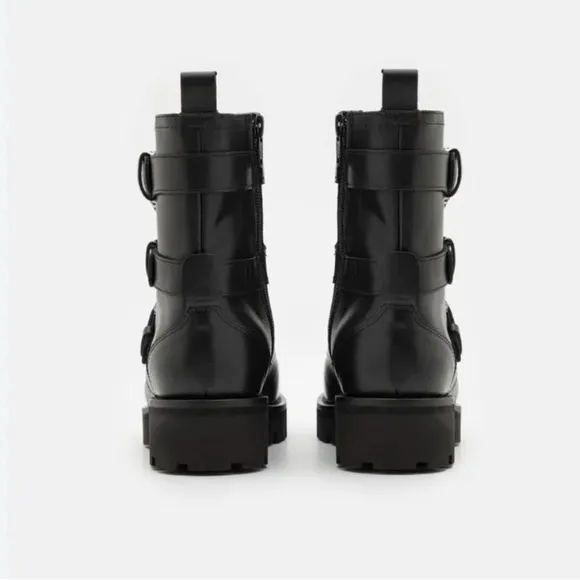 The Kooples Leather Combat Boots NIB