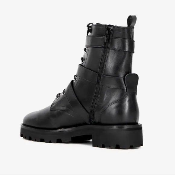 The Kooples Leather Combat Boots NIB
