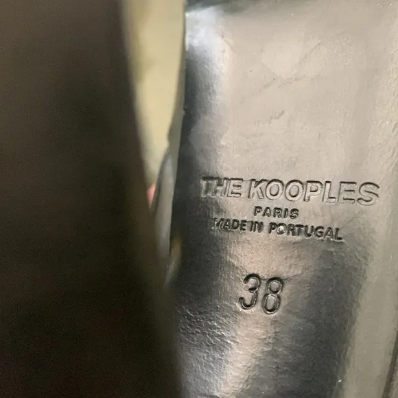the KOOPLES Smooth Leather Heel Boots