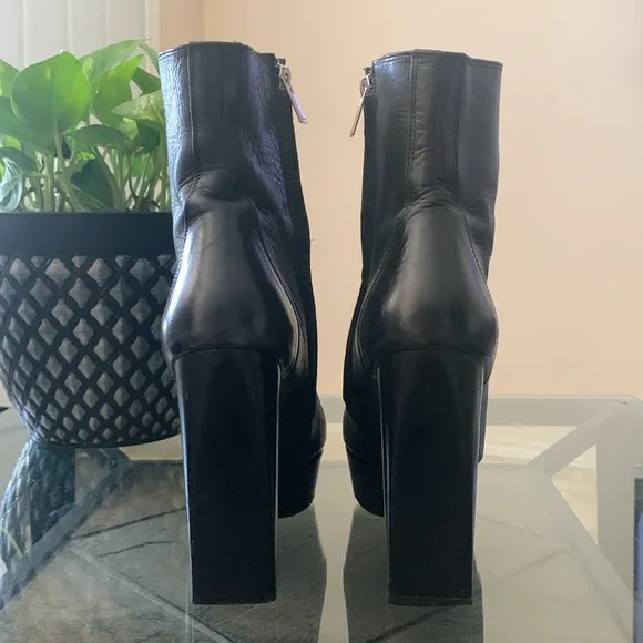 the KOOPLES Smooth Leather Heel Boots