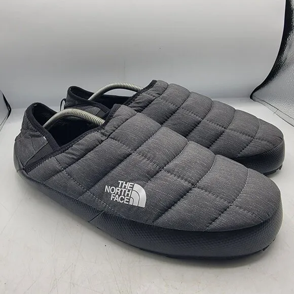 The North Face Thermoball Mens 12 Black Traction Mule V Lined Loafers Comfort