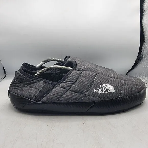The North Face Thermoball Mens 12 Black Traction Mule V Lined Loafers Comfort