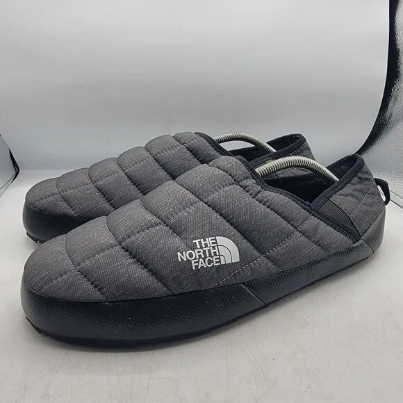 The North Face Thermoball Mens 12 Black Traction Mule V Lined Loafers Comfort