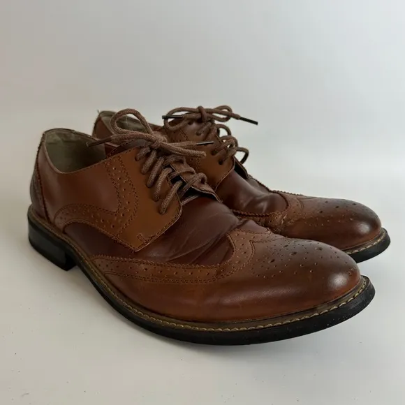The Original Penguin by‎ Musingwear Brown Leather Dress Shoes Welton Mens 10.5