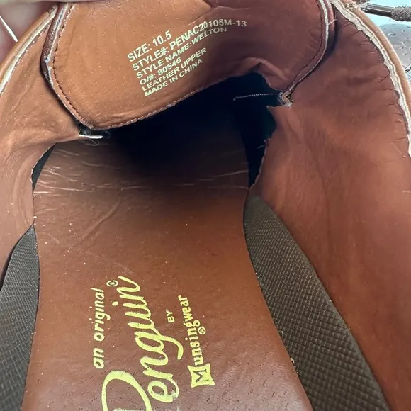 The Original Penguin by‎ Musingwear Brown Leather Dress Shoes Welton Mens 10.5