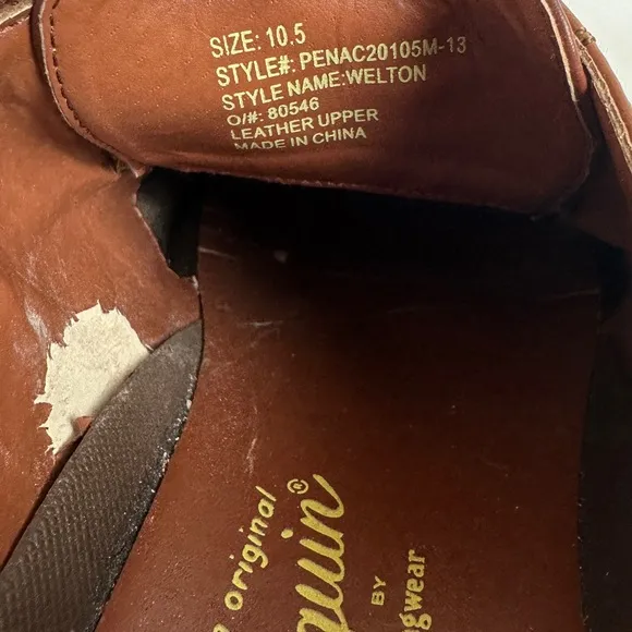 The Original Penguin by‎ Musingwear Brown Leather Dress Shoes Welton Mens 10.5