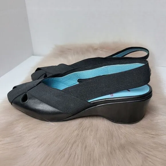 Thierry Rabotin Sexy sling-backs Peep Toe Women's Wedge Sandals Shoes