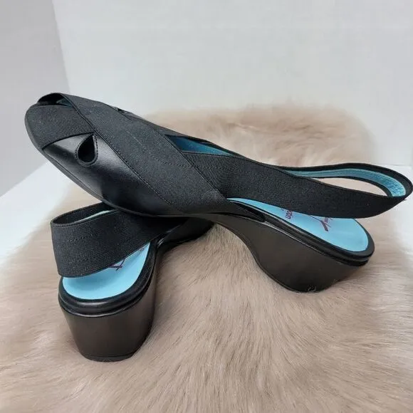 Thierry Rabotin Sexy sling-backs Peep Toe Women's Wedge Sandals Shoes