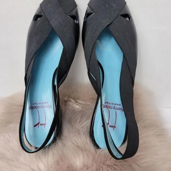 Thierry Rabotin Sexy sling-backs Peep Toe Women's Wedge Sandals Shoes