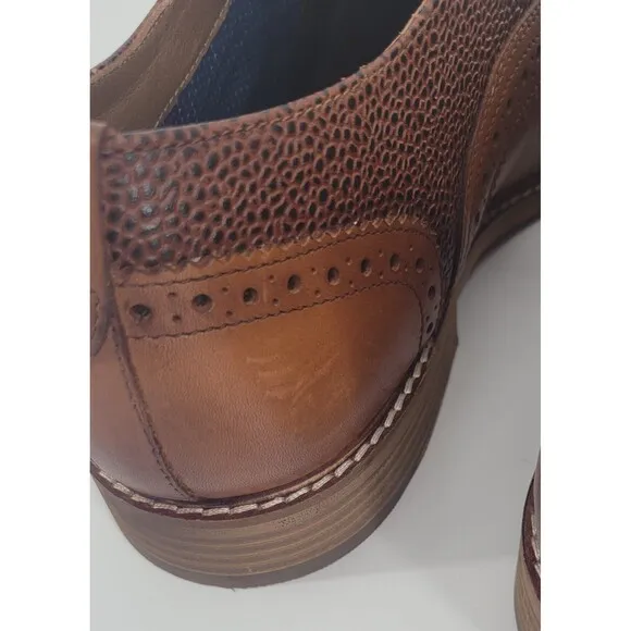 Thomas and Vine Genuine Leather Dress Shoes Mens Size 10